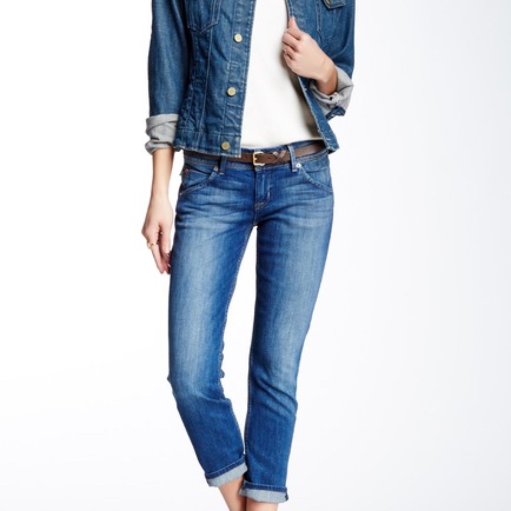 Hudson Collin Skinny Crop Jeans